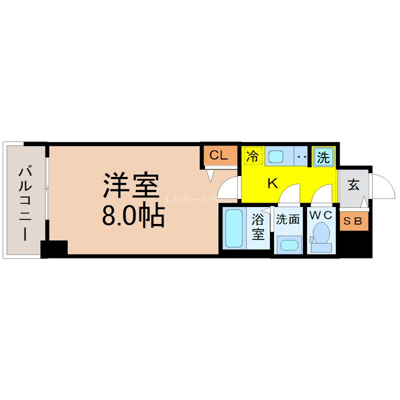 メイクス高岳（タカオカ） 間取り