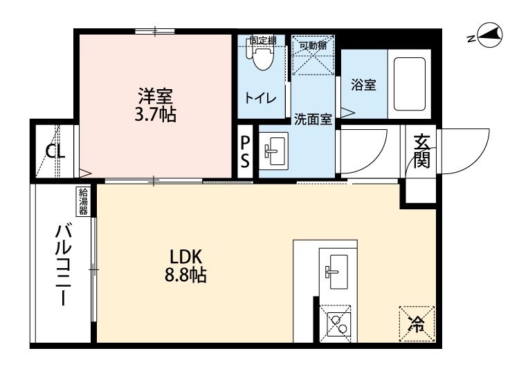 Maururu高畑（マルル高畑） 間取り