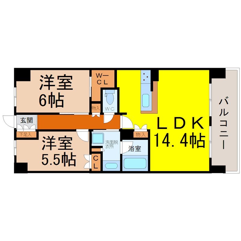 ラフィシア上前津 間取り