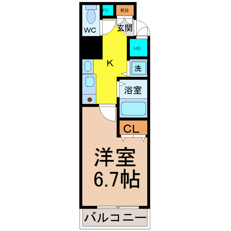 ライジングコート名古屋駅南 間取り
