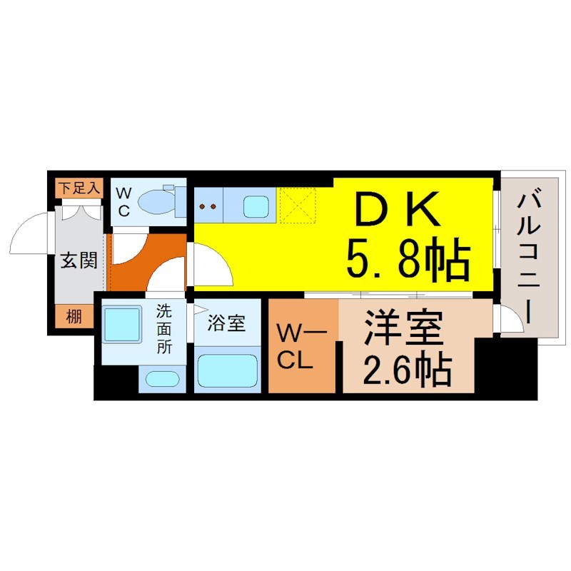 デュオフラッツ鶴舞 間取り
