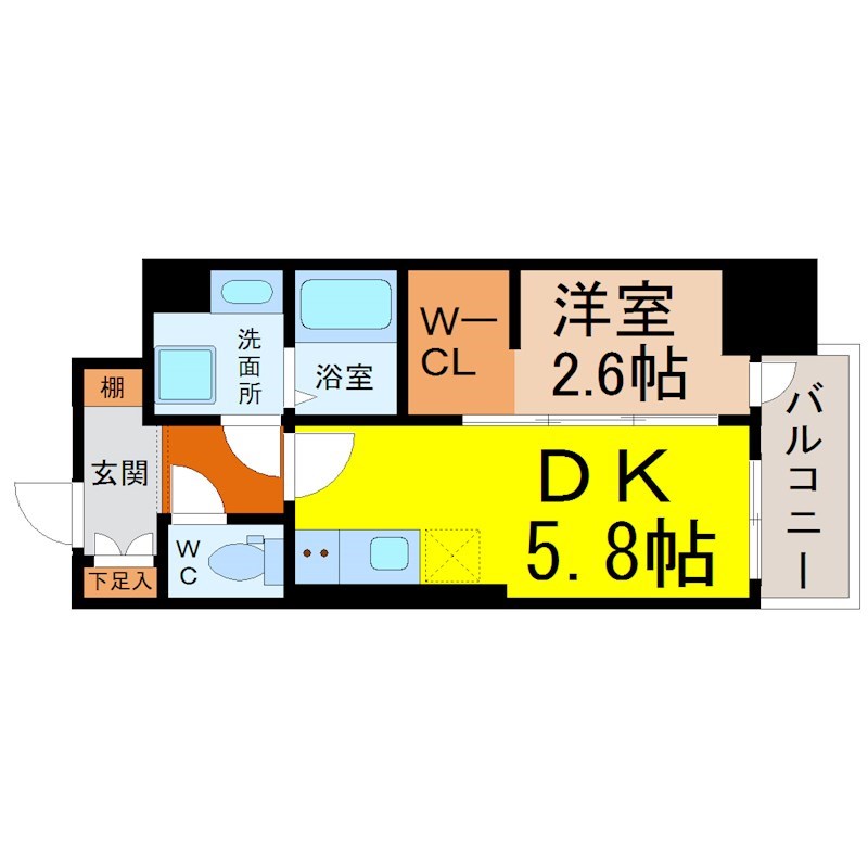 デュオフラッツ鶴舞 間取り