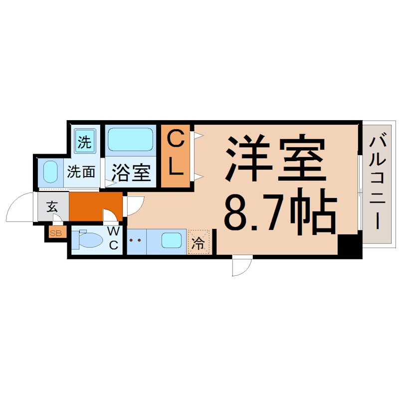 プログレッソ八田 間取り