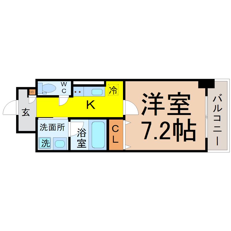 ボーデュキャナル幅下 間取り