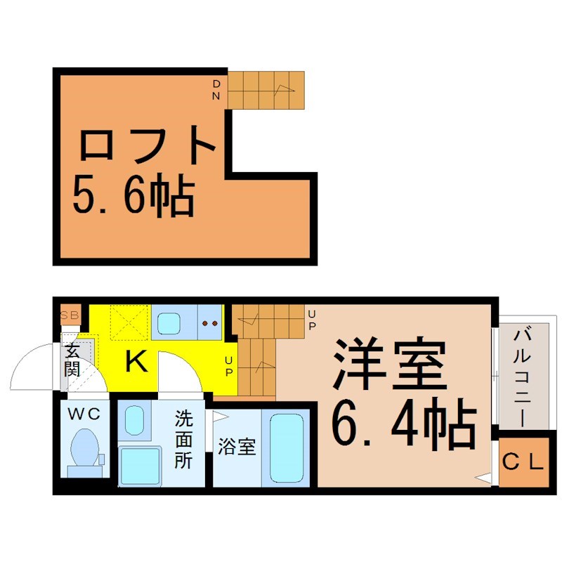Eternal Court TSURUMAI（エターナルコートツルマイ） 間取り
