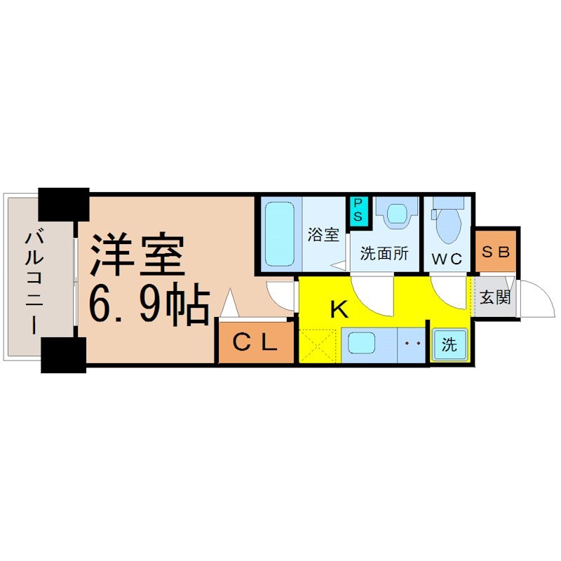 プレサンスＮＡＧＯＹＡファスト 間取り