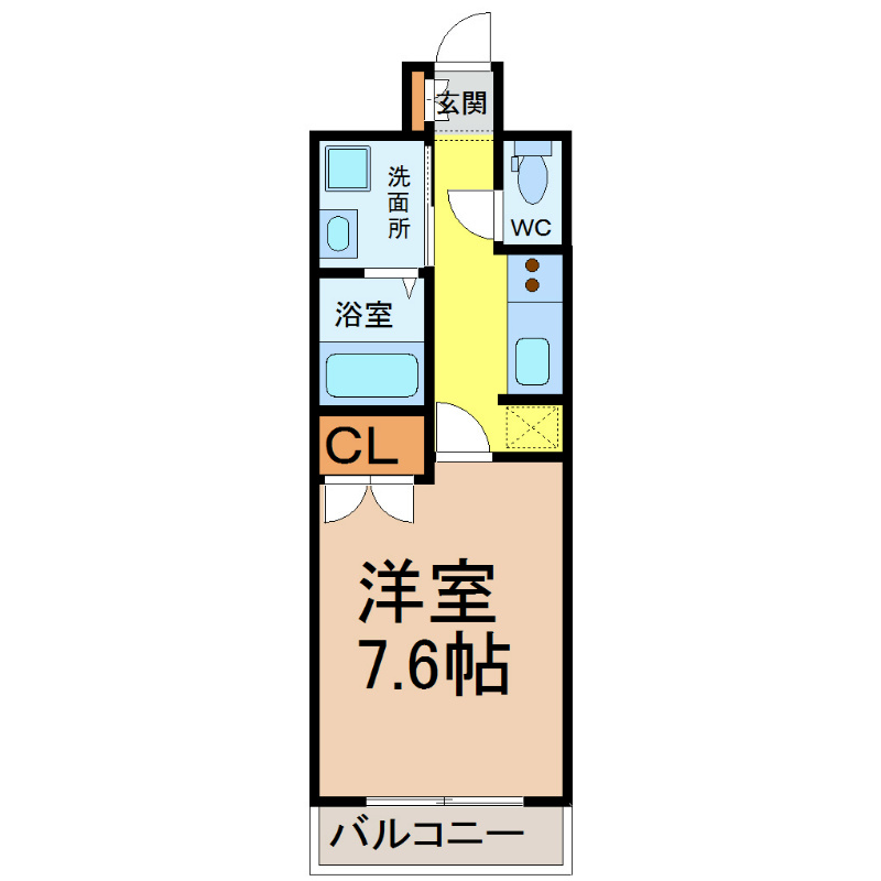 メゾンドガスパール名駅 間取り