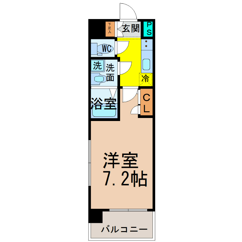 ＵＵＲコート名古屋名駅 間取り