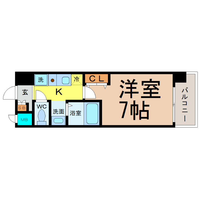 パークフラッツ金山 間取り