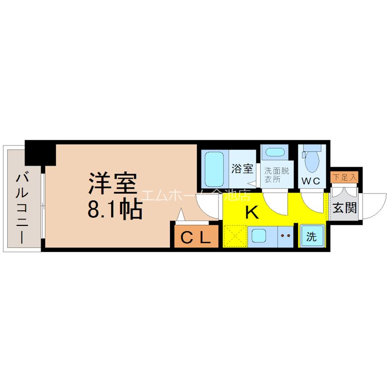 ファスティーナ志賀本通 間取り