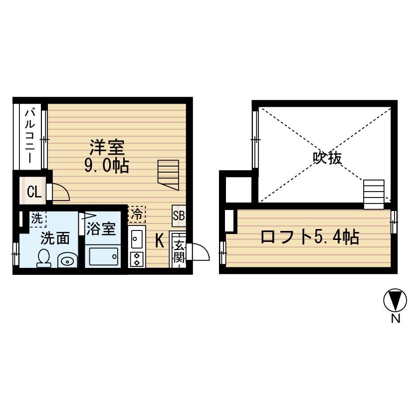 アパートメントＫ 間取り
