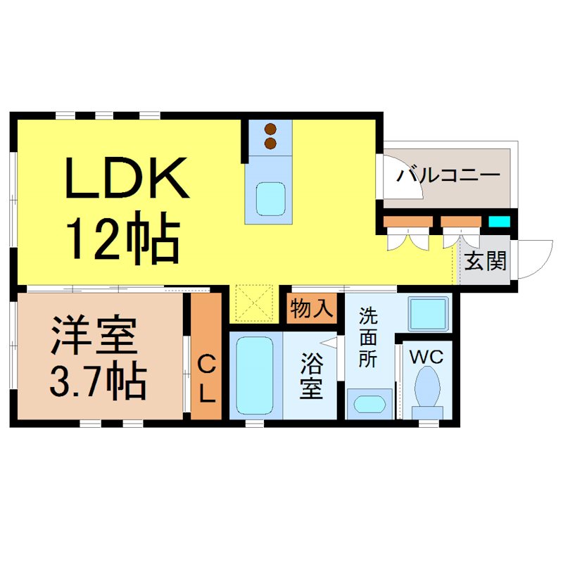 Ｅｔｏｉｌｅ中村(エトワール中村)   間取り