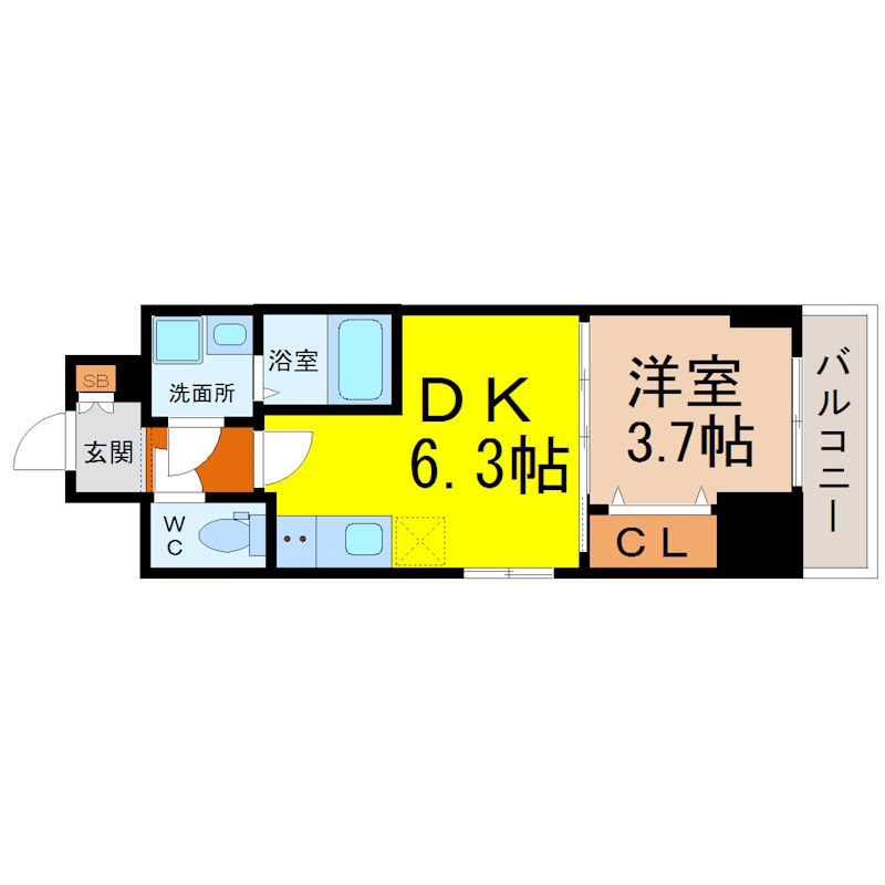 エスリードレジデンス東別院マークス 間取り