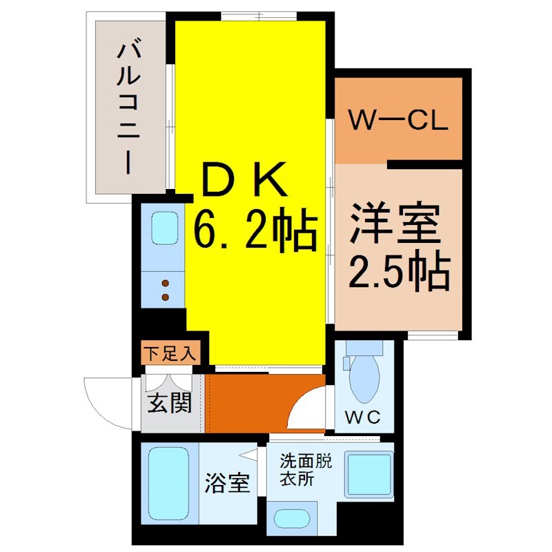 デュオフラッツ鶴舞 間取り