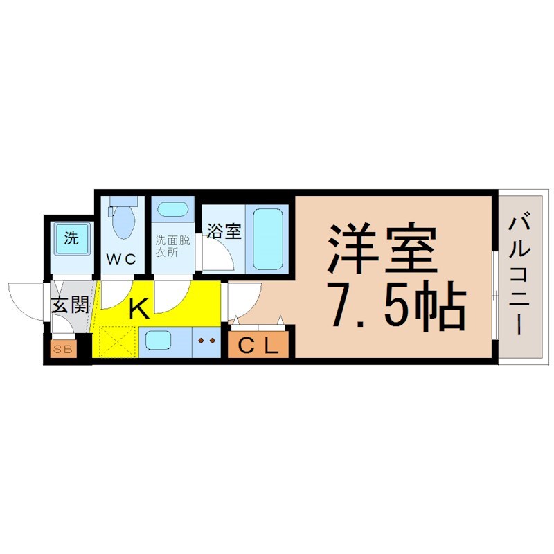 ブランシエスタ東別院 間取り