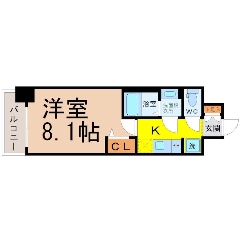 ファスティーナ志賀本通 間取り