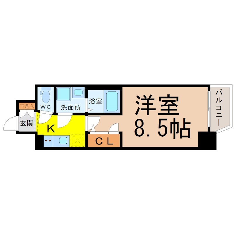 エスリード名城公園 間取り