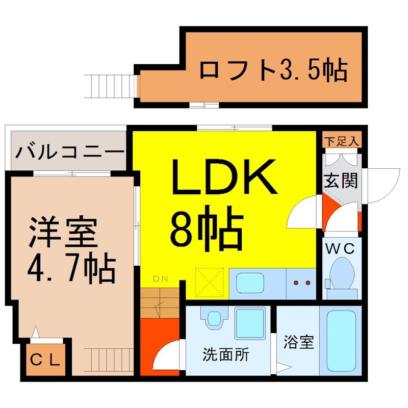 ＬｅＣｉｅｌ大秋町（リシェル大秋町） 間取り