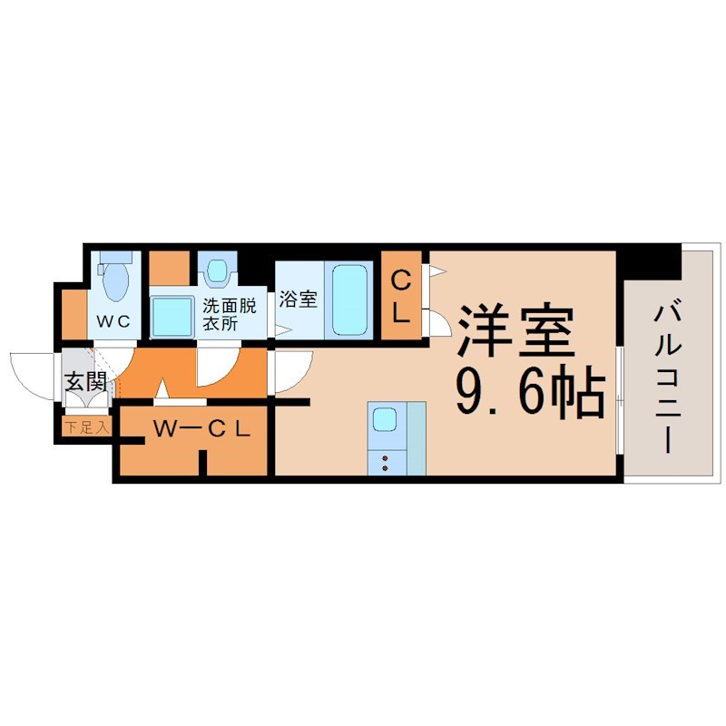 プレサンスジェネ栄 間取り