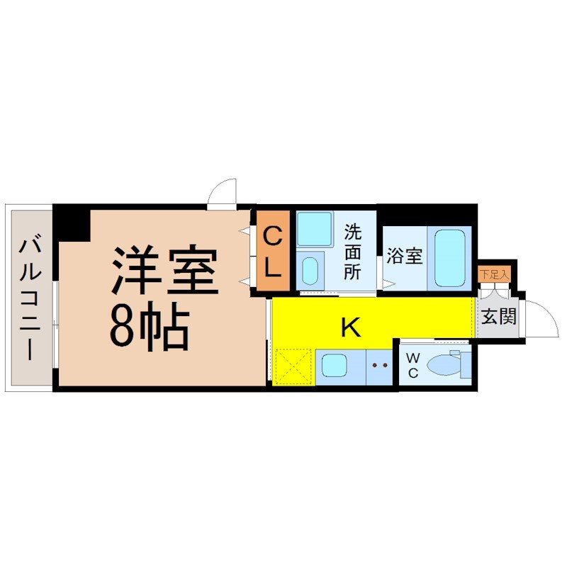 ＢＥＲＧ　ＩＺＵＭＩ（ベルグ泉） 間取り