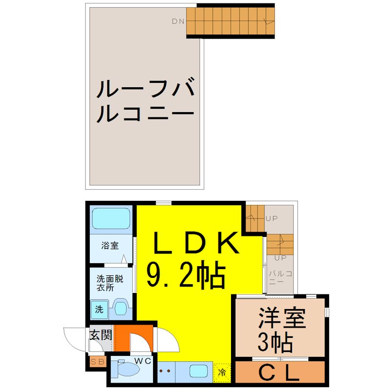 ＧＲＡＮＤＴＩＣ　ＣＲＥＡＲＴ（グランティッククレアート） 間取り