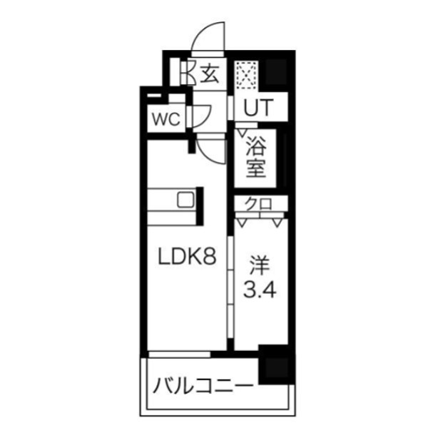 ディアレイシャス尾頭橋 間取り