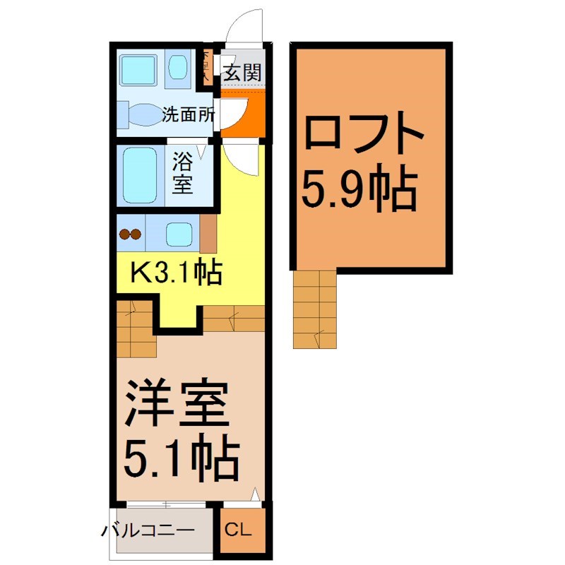 Ｉｌｍａｒｅ（イルマーレ） 間取り