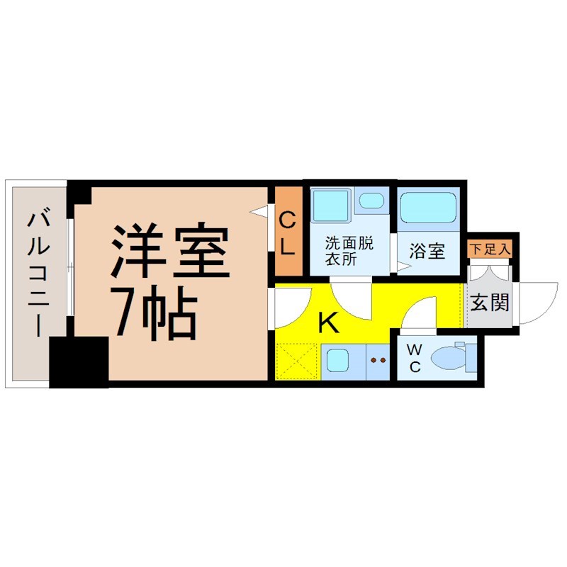 エスリード名古屋ＳＴＡＴＩＯＮ　ＷＥＳＴ 間取り