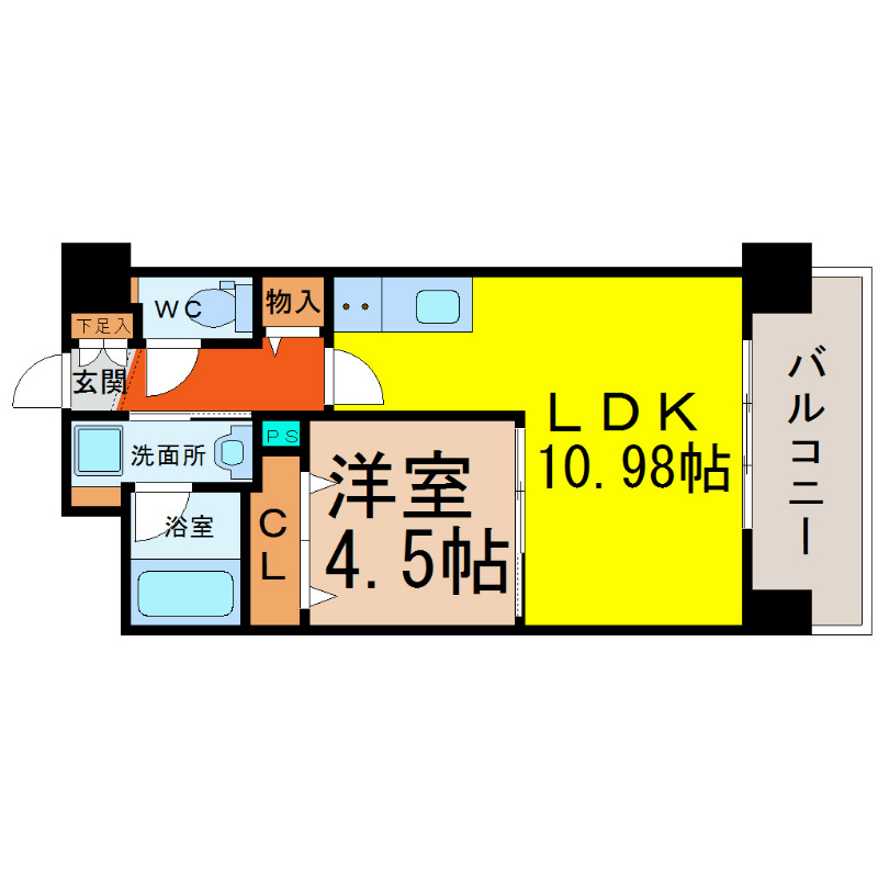 ル・コンセルト本陣 間取り