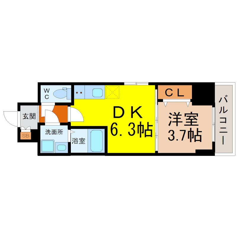 エスリードレジデンス東別院マークス 間取り