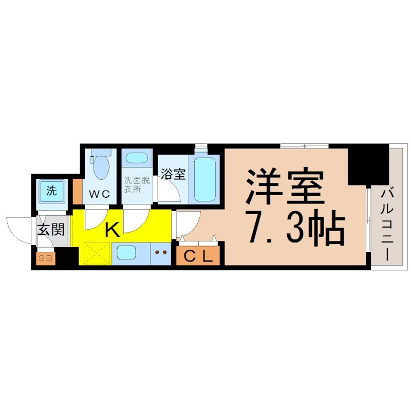 ブランシエスタ東別院 間取り
