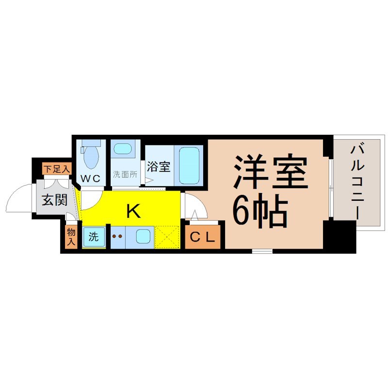 エステムコート名古屋栄プレシャス 間取り