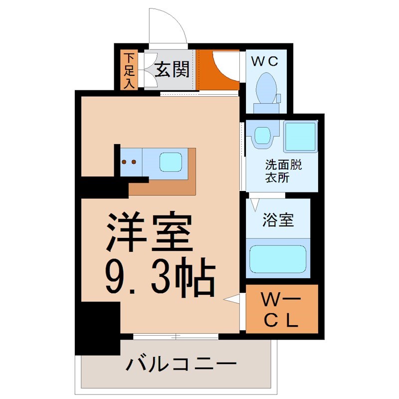 ＰＬＡＴＺ　ＴＡＣＨＩＢＡＮＡ（プラッツタチバナ） 間取り