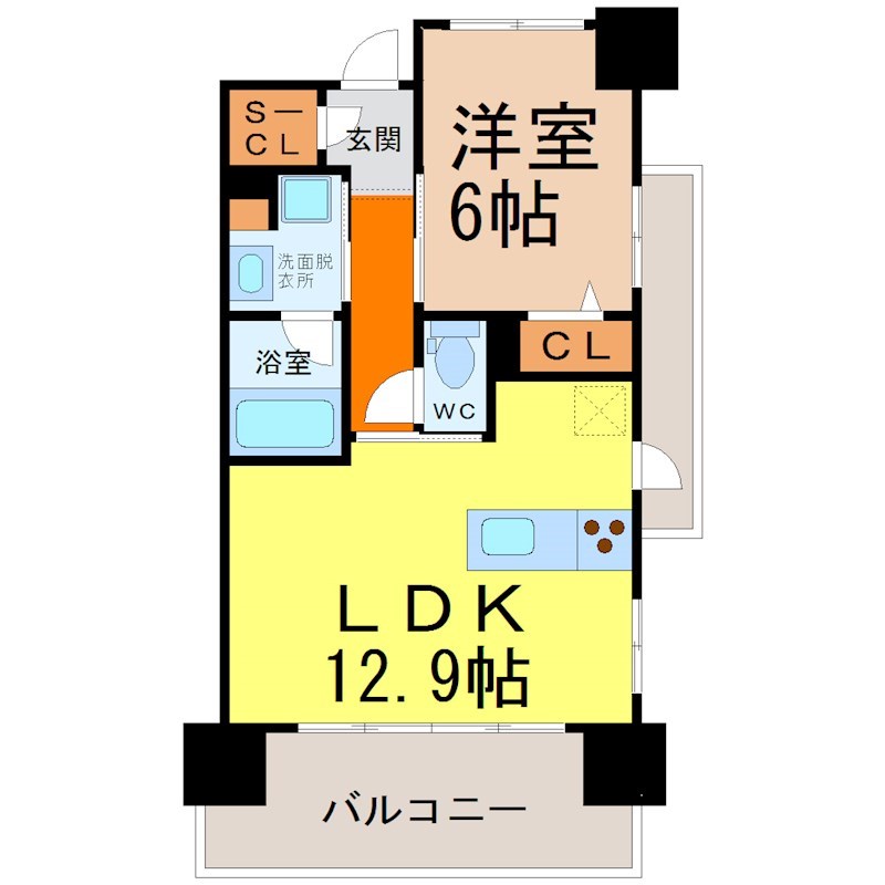 アデグランツ大須（ＡｄｅＧｌａｎｚＯＳＵ） 間取り
