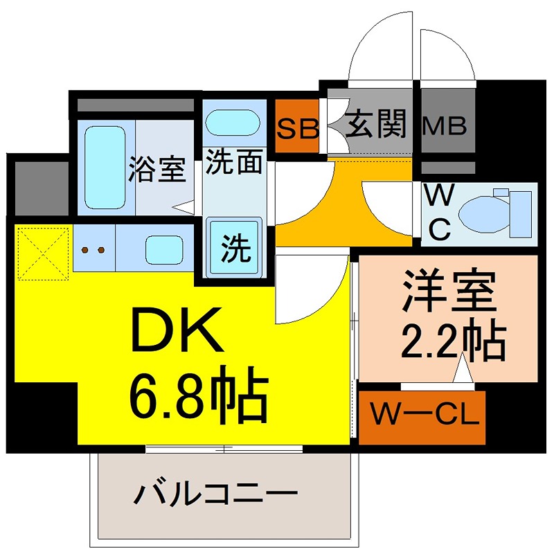 CREST TAPP東別院 間取り
