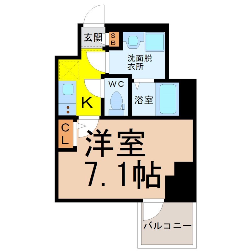エスプレイス上前津レガシー 間取り