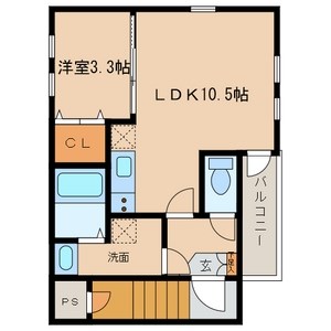 ＭｉｌｌｅＧｒａｉｎｅｓ（ミルグレーヌ） 間取り