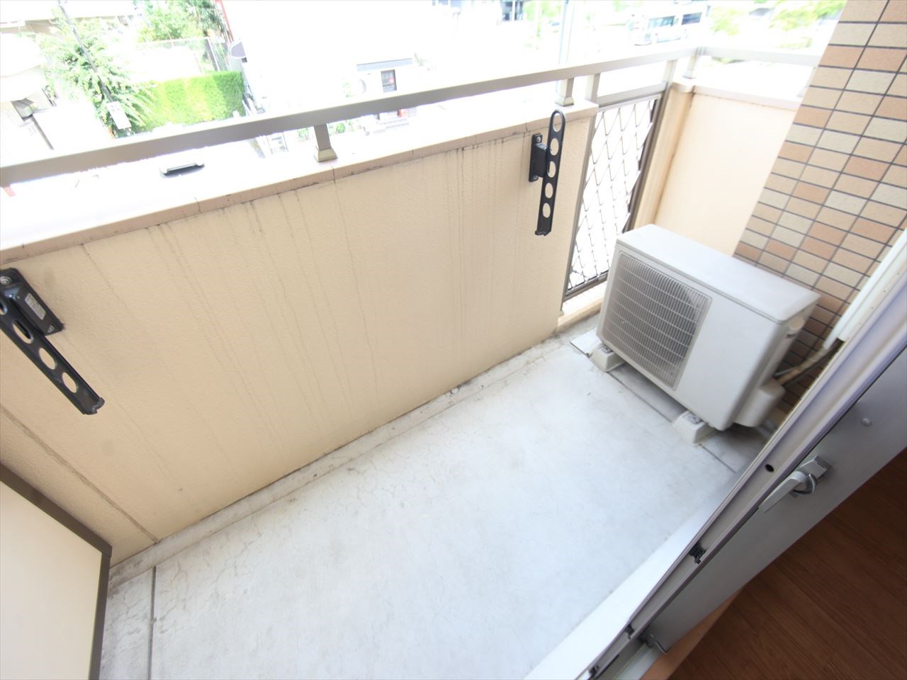 エステート茶屋が坂 ベランダ