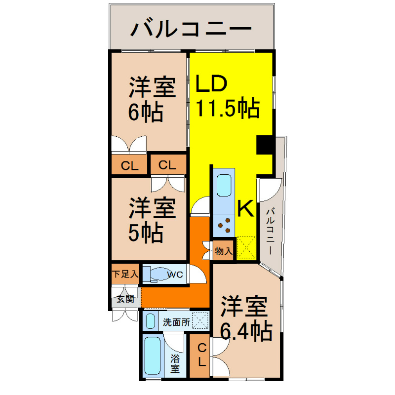 リエトコート丸の内 間取り