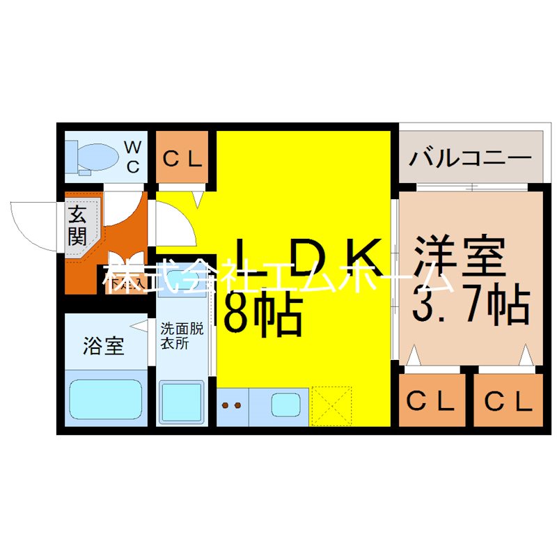 ハーモニーテラス中村公園 間取り