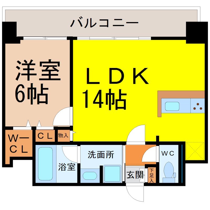 ファーストレジデンス栄 間取り