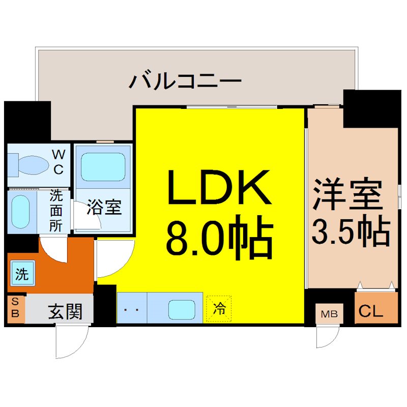 グランドゥール名駅西 間取り
