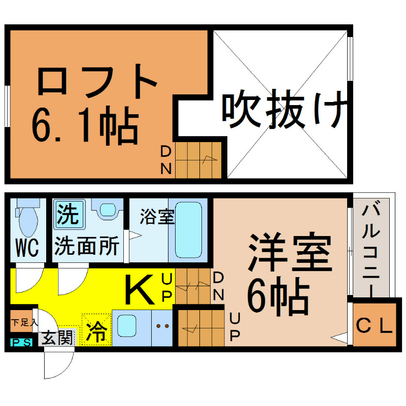 ＳｐａｚｉｏＦｅｌｉｃｅ（スパジオフェリーチェ） 間取り