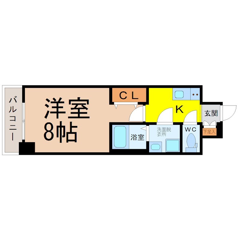 エスリード金山クラッシィ 間取り