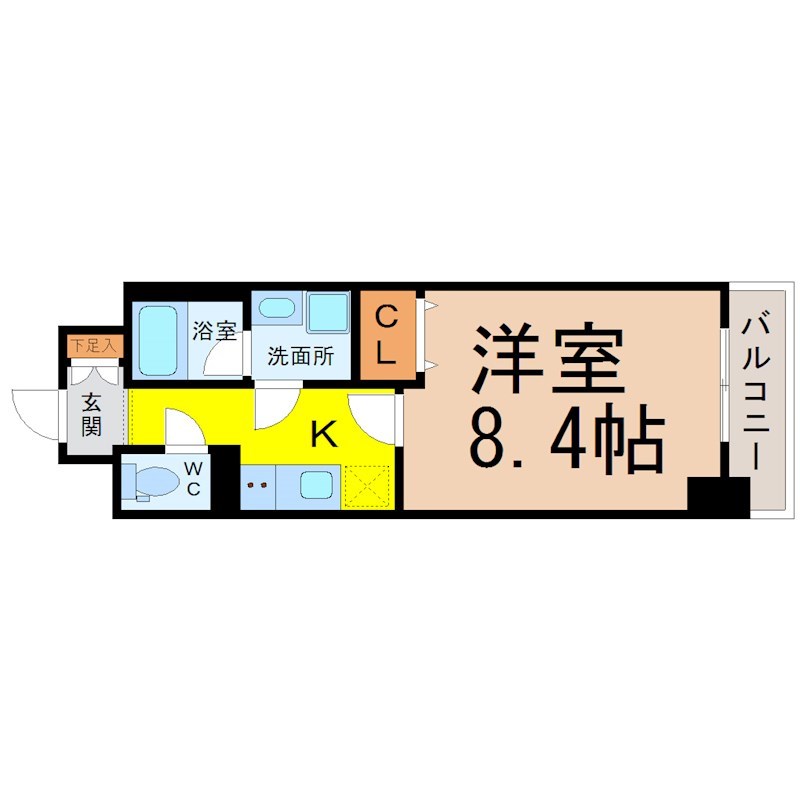ｅｃｒｉｎ上前津（エクラン上前津） 間取り