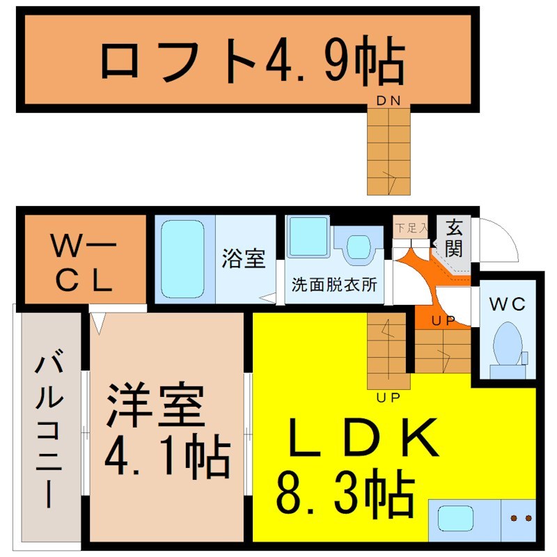 Ｇｒａｎｄｌｉｎｅ（グランドライン） 間取り