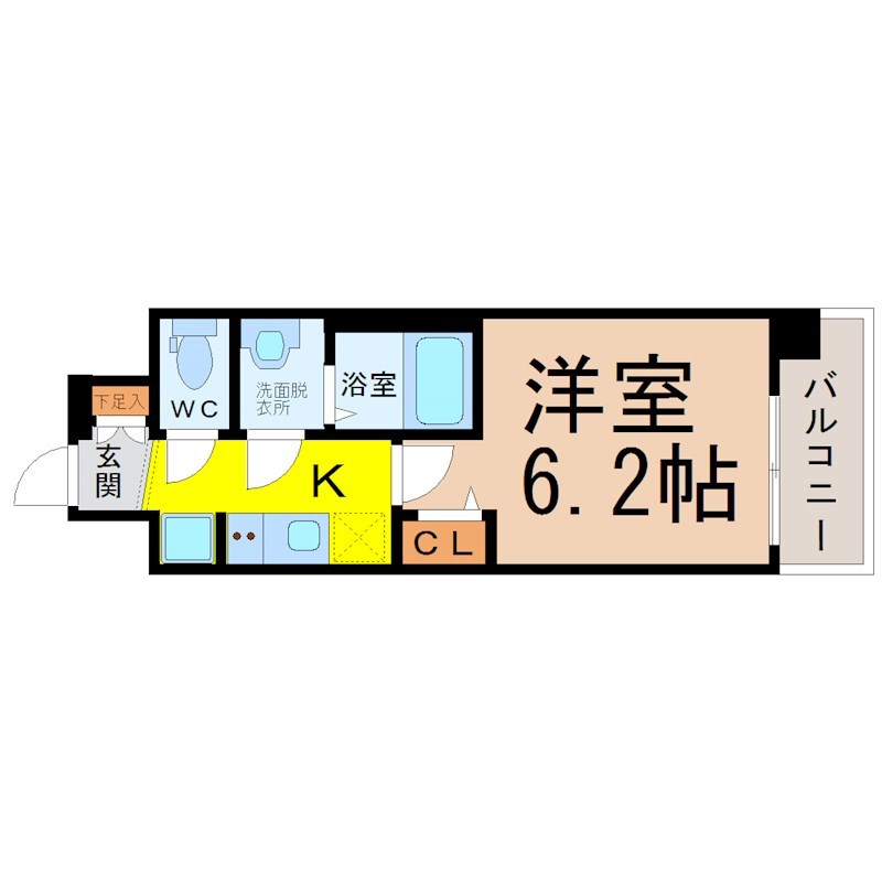 プレサンス鶴舞パーク＆ステーション 間取り