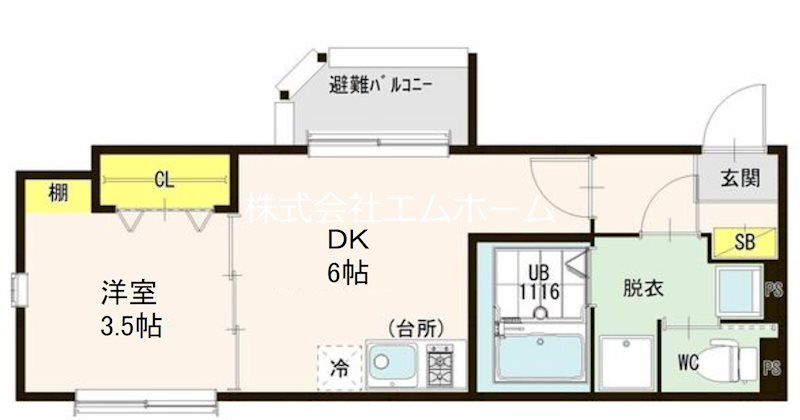 ハーモニーテラス市場木町Ⅲ 間取り