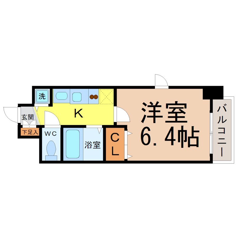 プレサンス鶴舞公園ＷＥＳＴ 間取り