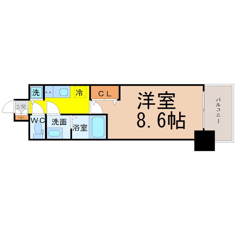 プレサンス鶴舞公園セラヴィ 間取り